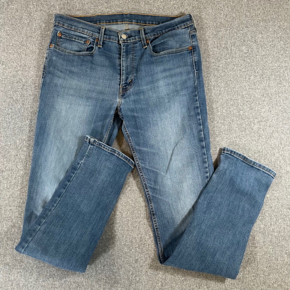 Levi's Jeans Mens 34x36 511 Slim Fit Medium Blue Wash Stretch Denim